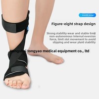 Chaussures orthopédiques de soutien cheville-pied avec sangle élastique réglable pour la correction du pied varus et l'équipement d'entraînement