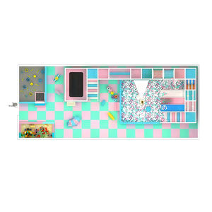 معدات ملعب داخلي آمنة للأطفال الصغار التجارية ناعمة ، مع أنفاق وقلعة لأعمال مركز اللعب الداخلي - Product Image 4