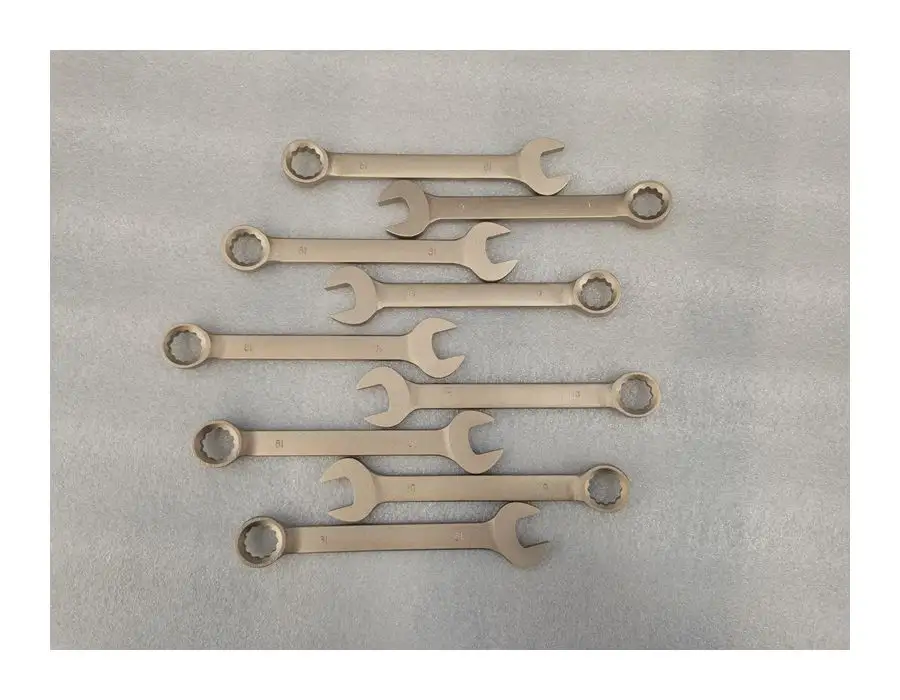 Non sparking tools Aluminium bronze 24mm combination wrench set combination spanner combination ring spanner for magnetic