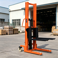 Vente en gros d'usine KEYI, gerbeur manuel hydraulique 1t 2t avec garantie d'un an et roues en nylon pour chariot élévateur
