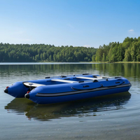 Radeau de pêche gonflable portable - Bateau pliable en PVC pour la pêche en lac et en rivière