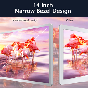 Écran d'extension 3 écrans 14 pouces pour travail mobile, bureau, grand écran LCD FHD, connexion par 1 seul câble, certifié CE, FCC, ROHS, ERP - Product Image 4