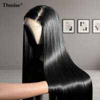 Perruques de Cheveux Naturels Vietnamiens Bruts en Gros, Perruques de Cheveux Humains à Lacet Frontal Sans Colle, Perruque Frontale HD Complète, Perruques à Lacet HD pour Femmes Noires
