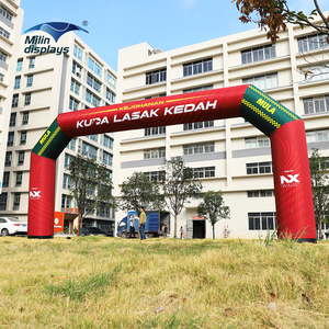 Équipement publicitaire présentoir d'exposition en plein air course sportive début finition porte d'arche arche gonflable événements arc pour la course - Product Image 3