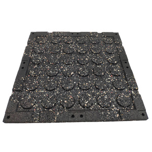 Dalles de caoutchouc emboîtables pour terrains de sport, 500x500mm, 20mm d'épaisseur, certifiées EN1177, revêtement de sol extérieur amortissant les chocs, vente en gros - Product Image 6