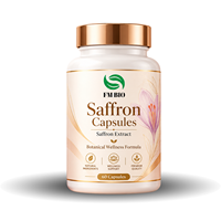 Capsules de Safran de Haute Qualité avec Extrait de Safran, Complément Alimentaire Quotidien pour le Bien-être, Capsules de Safran, Usine OEM