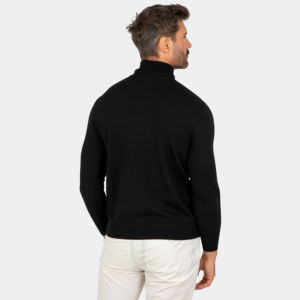Vente en gros de pulls pour hommes grande taille tendance 2024, de bonne qualité, 100% laine mérinos, <span class=keywords><strong>col</strong></span> <span class=keywords><strong>roulé</strong></span>, <span class=keywords><strong>pull</strong></span> basique pour hommes pour l'hiver - Product Image 2