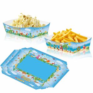 24 plateaux alimentaires de fête de <span class=keywords><strong>Noël</strong></span> juillet assiettes <span class=keywords><strong>en</strong></span> papier jetables de <span class=keywords><strong>Noël</strong></span> Hawaii plateaux alimentaires de 5lb pour les fêtes de <span class=keywords><strong>Noël</strong></span> de juillet d'été - Product Image 4