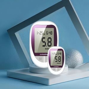 Testeur <span class=keywords><strong>de</strong></span> <span class=keywords><strong>glycémie</strong></span> avec grand écran, fonctionnement intelligent et sans codage, lecteur <span class=keywords><strong>de</strong></span> <span class=keywords><strong>glycémie</strong></span> avec bandelettes et papier <span class=keywords><strong>de</strong></span> test - Product Image 3