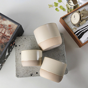 Entrega rápida Reactive Glaze Porcelana Tazas de cerámica Logotipo personalizado Sin mango Tazas de café y té Tienda <span class=keywords><strong>en</strong></span> línea Ventas - Product Image 5