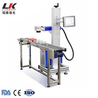 Machine d'impression laser de marquage laser UV en ligne volante à refroidissement par air 1064nm
