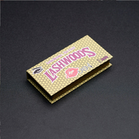 Boîtes d'Emballage pour Cils en Carton Rigide avec Logo Personnalisé, Rose Vison 3D, Vide, Matériaux Recyclés, Laminage Brillant
