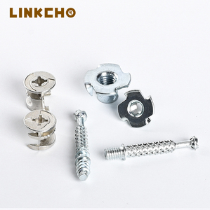 Trung quốc đồ nội thất phần cứng kết nối thép không gỉ Thùng mạ kẽm cam khóa chốt nhỏ vít bu lông nhà bếp phòng tắm - Product Image 2