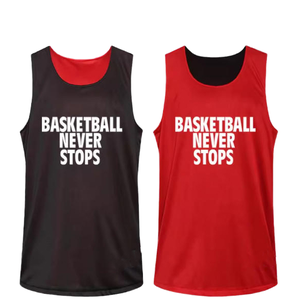 เสื้อกล้ามบาสเก็ตบอลชาย เสื้อแขนกุดสำหรับเล่นกีฬา เสื้อกีฬาออกกำลังกาย ระบายอากาศได้ดี - Product Image 1