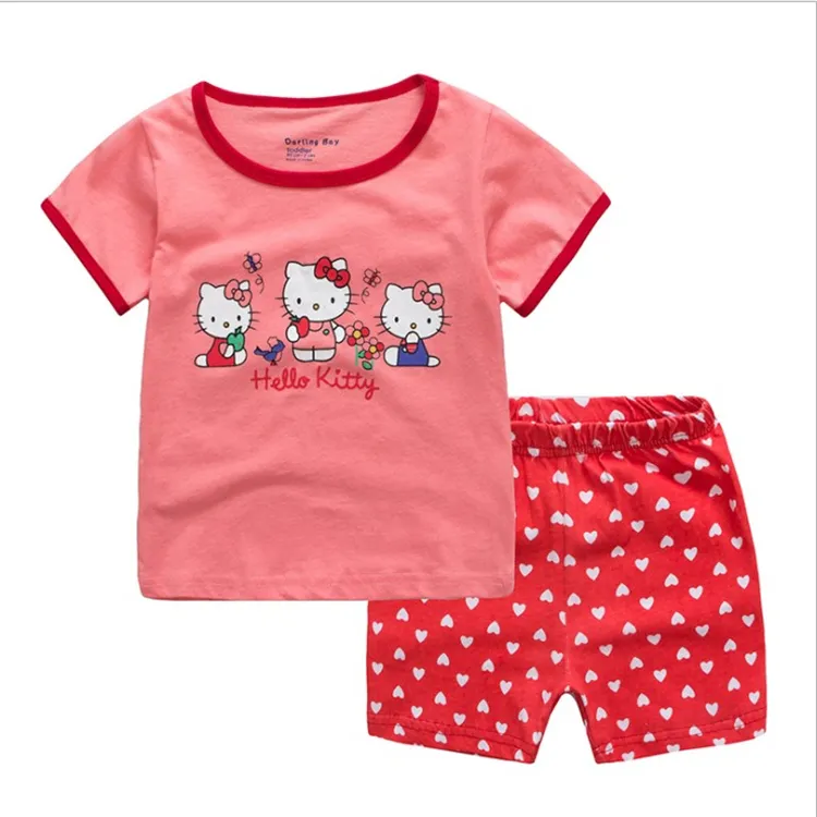 Pijamas infantis personalizados, pijamas de algodão para meninas, conjunto de roupas de dormir <span class=keywords><strong>personalizado</strong></span>