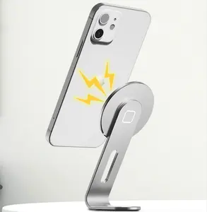 2021 유행 자기 전화 홀더 알루미늄 합금 데스크탑 휴대 전화 스탠드 아이폰 12 미니 프로 맥스