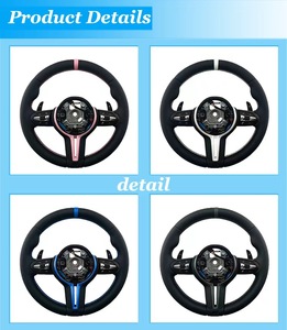 Nouvelles plaques de couverture de volant en cuir différentes pour BMW Série 3 4 5 F30 F31 F32 F36 E92 F10 F11 F80 F82 M3 M4 X3 X4 X5 X6 - Product Image 6
