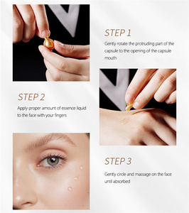 2023s Retinol Ceramida Cápsula Suero Línea fina y borrado de arrugas Suero facial Vitamina C Brillo Cápsulas de suero antienvejecimiento - Product Image 5