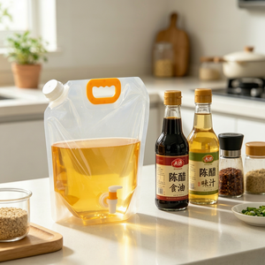 Sac de conservation alimentaire avec bec verseur 5L 2.5L, isolation à l'air pour le stockage de jus de fruits frais et de liquides - Product Image 1