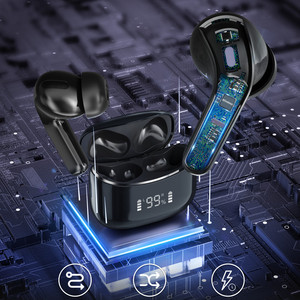2024 prezzo di fabbrica di alta qualità X15Waterproof senza fili auricolari <span class=keywords><strong>Touch</strong></span> Control TWS In-Ear gioco earphonper Sport nero - Product Image 6