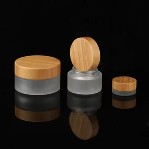 Envases para el Cuidado <span class=keywords><strong>de</strong></span> la Piel con Tapa <span class=keywords><strong>de</strong></span> Bambú y Cierre <span class=keywords><strong>de</strong></span> Rosca, <span class=keywords><strong>Color</strong></span> Personalizado, Frascos <span class=keywords><strong>de</strong></span> Vidrio Esmerilado Ecológicos para Cremas Faciales y Máscara <span class=keywords><strong>de</strong></span> Pestañas, 5g-100g - Product Image 3