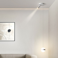 Lustre d'escalier JACKSUN simple et moderne pour salon lampe suspendue à LED acrylique créative nordique à tête longue et creuse