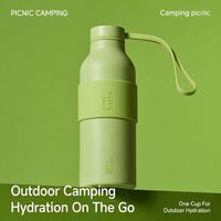 Prêt à expédier, faible MOQ, style coréen, écologique, isotherme 24h, gobelet sous vide en acier inoxydable 304 de 500 ml pour le dropshipping