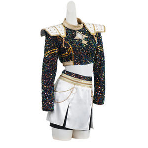 Disfraces de Cosplay de Estrellas del Grupo Femenino de K-Pop Hunter Girl, Versión de Piel Negra y Blanca de Rumi Black y <span class=keywords><strong>Zoe</strong></span>, Ropa para Actuaciones de Cosplay - Product Image 4