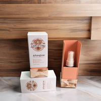 Boîte d'emballage de flacon cosmétique personnalisable pour rouge à lèvres, estampage, laminage mat, boîtes rigides écologiques fabriquées à partir de matériaux recyclés