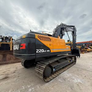 Excavadora de orugas Hyundai 220LC-9S de segunda mano, motor diésel usado, excelente calidad, Modelo 2020, 22TON, uso en construcción a la venta - Product Image 5