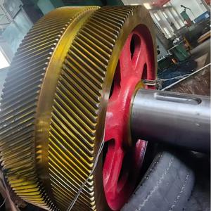 <span class=keywords><strong>Volano</strong></span> a puleggia per impieghi gravosi in acciaio legato/ferro grigio/ferro sferoidale, ingranaggio a corona, mulino a sfere, generatore diesel, pressa per forgiatura, lavorazione CNC - Product Image 2