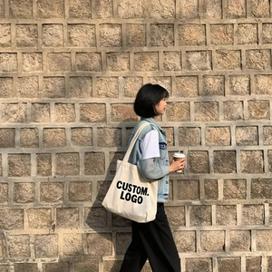 Sacs fourre-tout à bas quantité minimale de commande Gahumi avec ficelle du fabricant de logo imprimé personnalisé Sacs fourre-tout unisexes avec logo imprimé personnalisé - Product Image 4