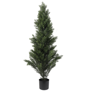 Tronco de Madera Real de Alta Calidad de 120 cm, Plantas Topiarias Resistentes al Agua para Decoración del Hogar y Jardín, Bonsái Artificial de Plástico, Ciprés - Product Image 2