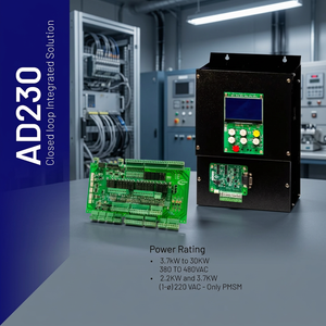 Variador de Frecuencia de Circuito Cerrado de Alto Rendimiento para Elevadores |   Controlador de Motor VVVF de 3.7kW-30kW para Elevadores MRL y Ascensores de Pasajeros - Product Image 2
