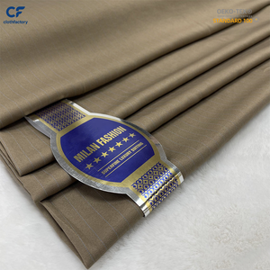 Tissu en satin de coton tissé TR pour costumes pour hommes et pantalons pour garçons/filles, utilisation textile domestique, teinture unie blanche, vente en gros - Product Image 4
