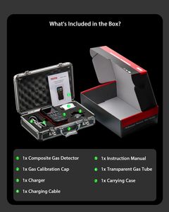 Gas Leak Detector <span class=keywords><strong>Monitor</strong></span> đa Gas báo động sniffers dễ cháy tự nhiên Methane Propane Carbon Monoxide hydrogen sulfide oxy - Product Image 4