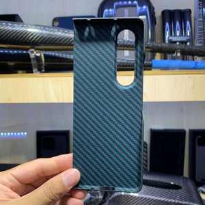 Funda Original de fibra de carbono para <span class=keywords><strong>Samsung</strong></span> <span class=keywords><strong>Galaxy</strong></span> <span class=keywords><strong>Z</strong></span>, funda plegable 4, protección completa - Product Image 3
