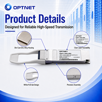 Transceiver LC Jarak Jauh dengan Kompatibilitas Tinggi untuk Peningkatan Port Switch Ethernet 100G QSFP28 100G ZR4