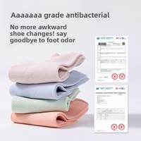 Chaussettes d'été pour femmes en pur coton peigné, fines, absorbantes, antibactériennes, anti-odeurs, sans coutures, invisibles, décontractées, pour le quotidien