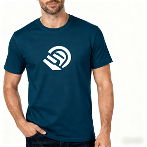 Venta al por mayor bajo MOQ diseño único camisetas 70% poliéster 30% algodón camisetas de gran tamaño para hombres con camiseta logotipo impreso - Product Image 2