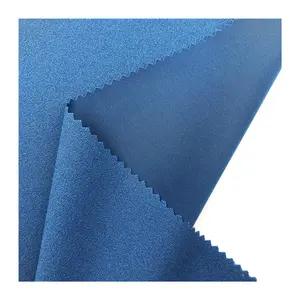 Double layers crepe Fabric Piece Dyed 250gsm knitted 95%Polyester 5%Spandex Fabric for Smock