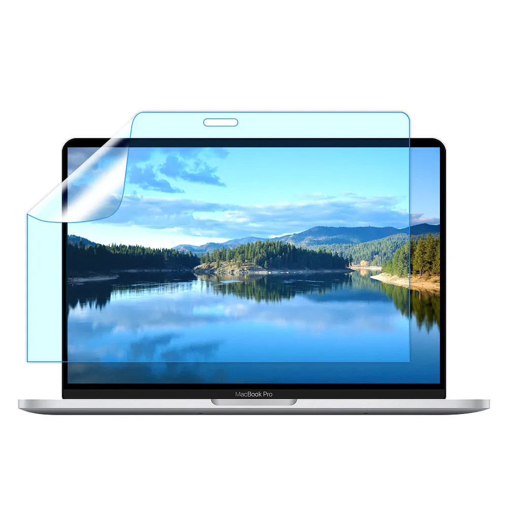 Neuzugang Blaulicht-blockier-Bildschirmschutzfolie Oberfläche Anti-kratz-Bildschirmschutzfolie für Macbook Pro 15,4 Zoll