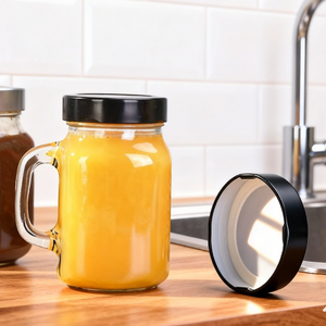 Frasco <span class=keywords><strong>de</strong></span> Vidrio Cuadrado <span class=keywords><strong>de</strong></span> Boca Ancha <span class=keywords><strong>de</strong></span> 16 oz/500 ml, Diseño Personalizado, Venta Caliente, para Mermelada, Miel, Encurtidos, Contenedor <span class=keywords><strong>de</strong></span> Almacenamiento <span class=keywords><strong>de</strong></span> Alimentos con Tapa Profunda - Product Image 5