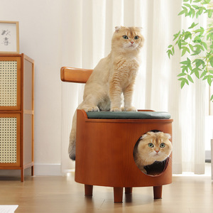 Table de chevet pour chat, toutes saisons, design universel en forme de trou d'arbre, motif de dessin animé, table basse moderne de luxe pour salon, <span class=keywords><strong>banc</strong></span> pour animaux de compagnie - Product Image 2