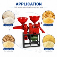 Machine à moudre le riz multifonctionnelle pour usage domestique / Petit moulin à maïs et à riz avec tamis vibrant