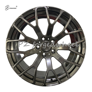 Pengzhen roda mobil logam campuran aluminium, desain populer hitam hiper 15 <span class=keywords><strong>16</strong></span> inci 4x100 untuk Smart fortwo - Product Image 2