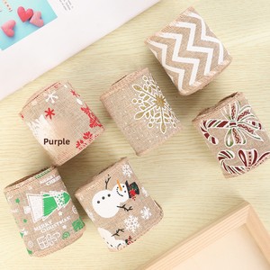 Cinta Decorativa de Cáñamo JIAXUN de Alta Calidad, 6cm x 3m, para Navidad, Venta al Por Mayor Directa de Fábrica, Hecho en China - Product Image 4