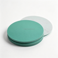Feuilles abrasives professionnelles en film polyester vert de 6 pouces (150 mm) pour le polissage des métaux automobiles
