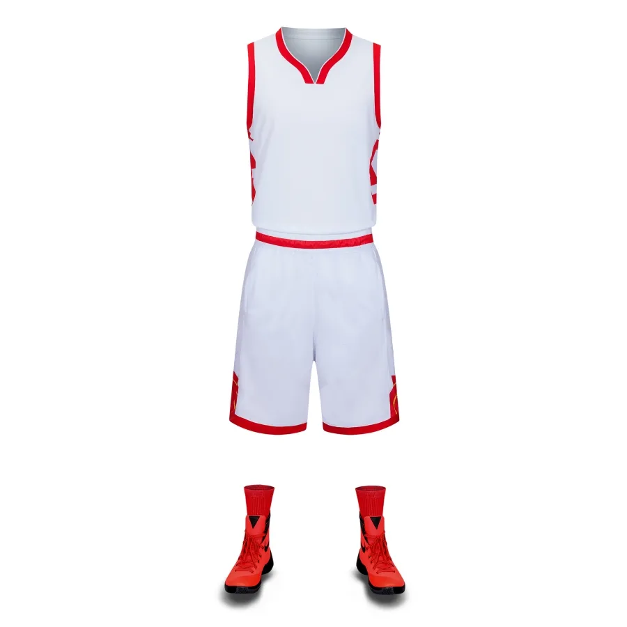 Unisex Basketbal Uniform Sets Groothandel Laaggeprijsde In-Voorraad Truien Custom Logo Nummer Plus Size Volwassenen Oem Service Beschikbaar