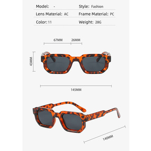 2026 Fashion <b>Men's</b> <b>Sunglasses</b> Cheap Unisex UV400 PC <b>Square</b> Thick Black Frame Classic Reading <b>Sunglasses</b> for <b>Men</b> - Product Image 2